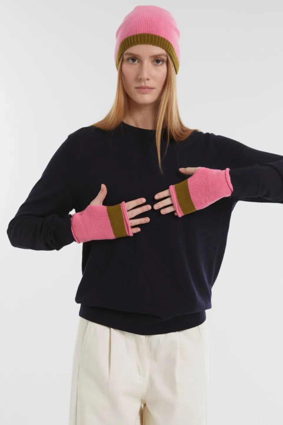 Sale Mapoésie Bonnet Liv Rose