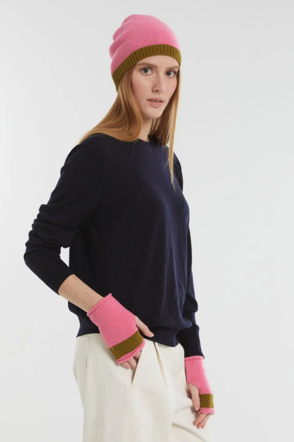 Sale Mapoésie Bonnet Liv Rose