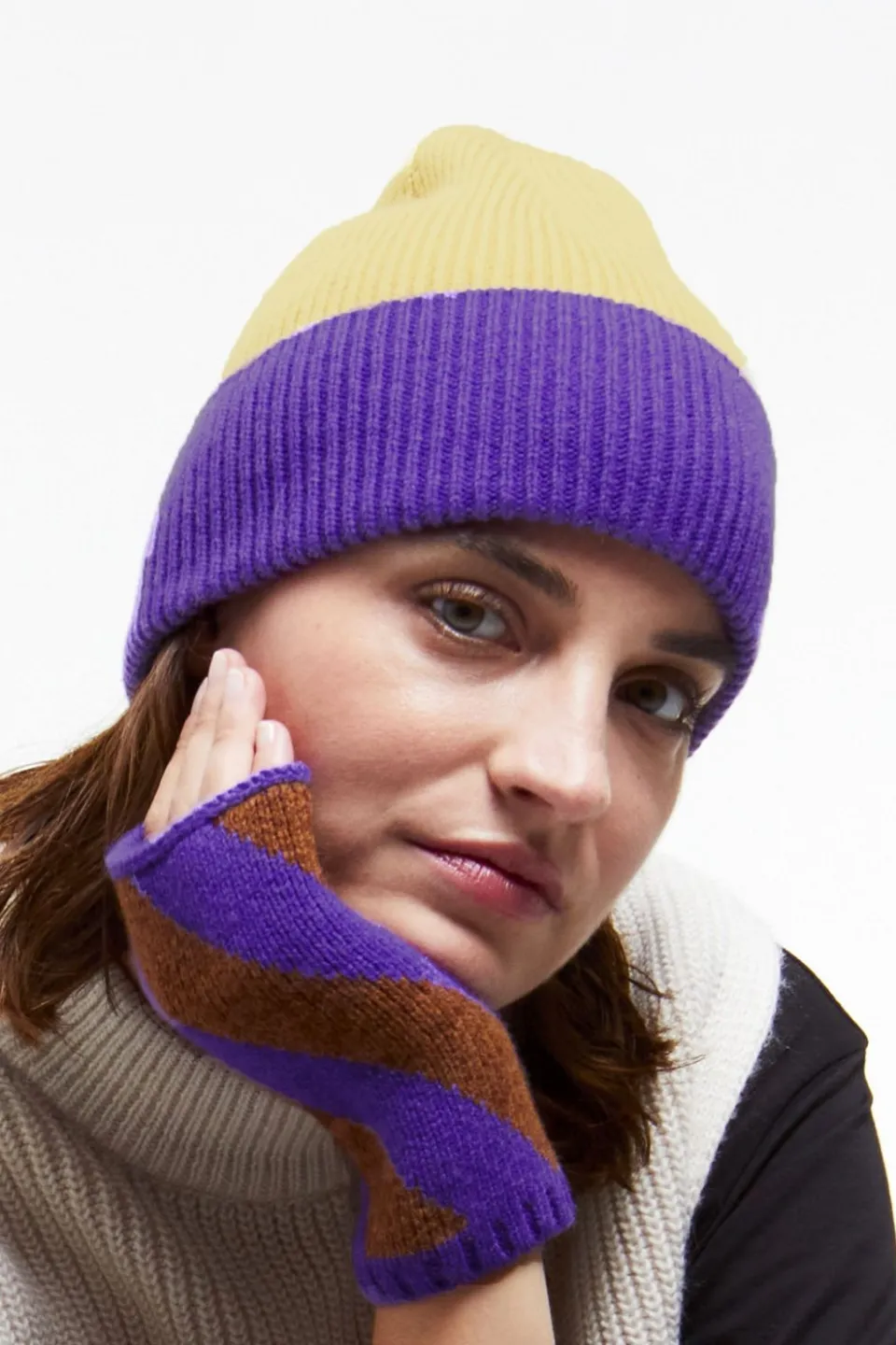 Discount Mapoésie Bonnet Linea Violet