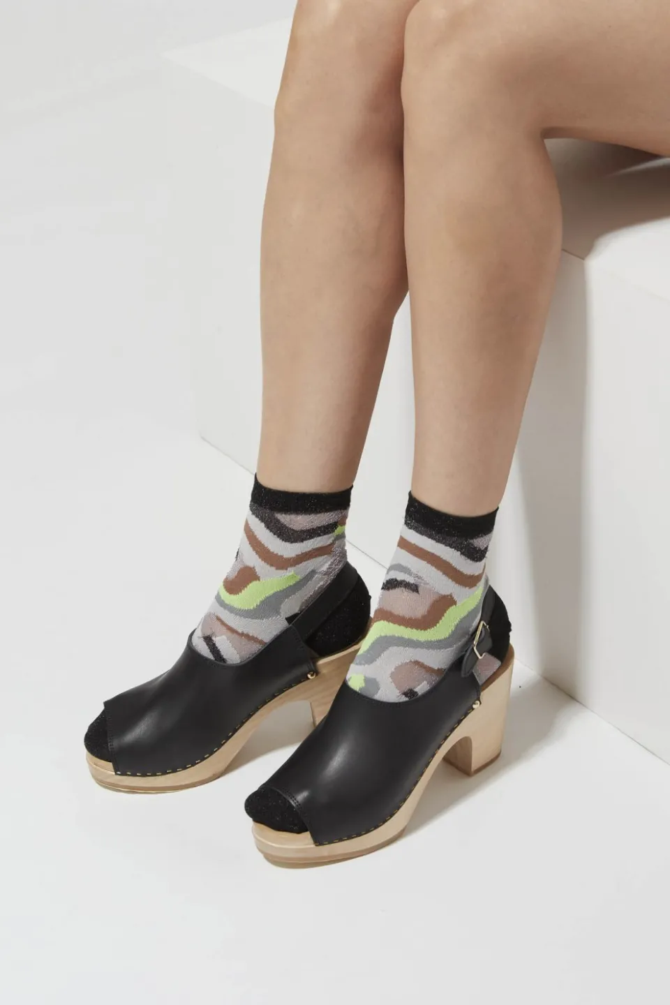 Online Mapoésie Chaussettes Baignade Lime