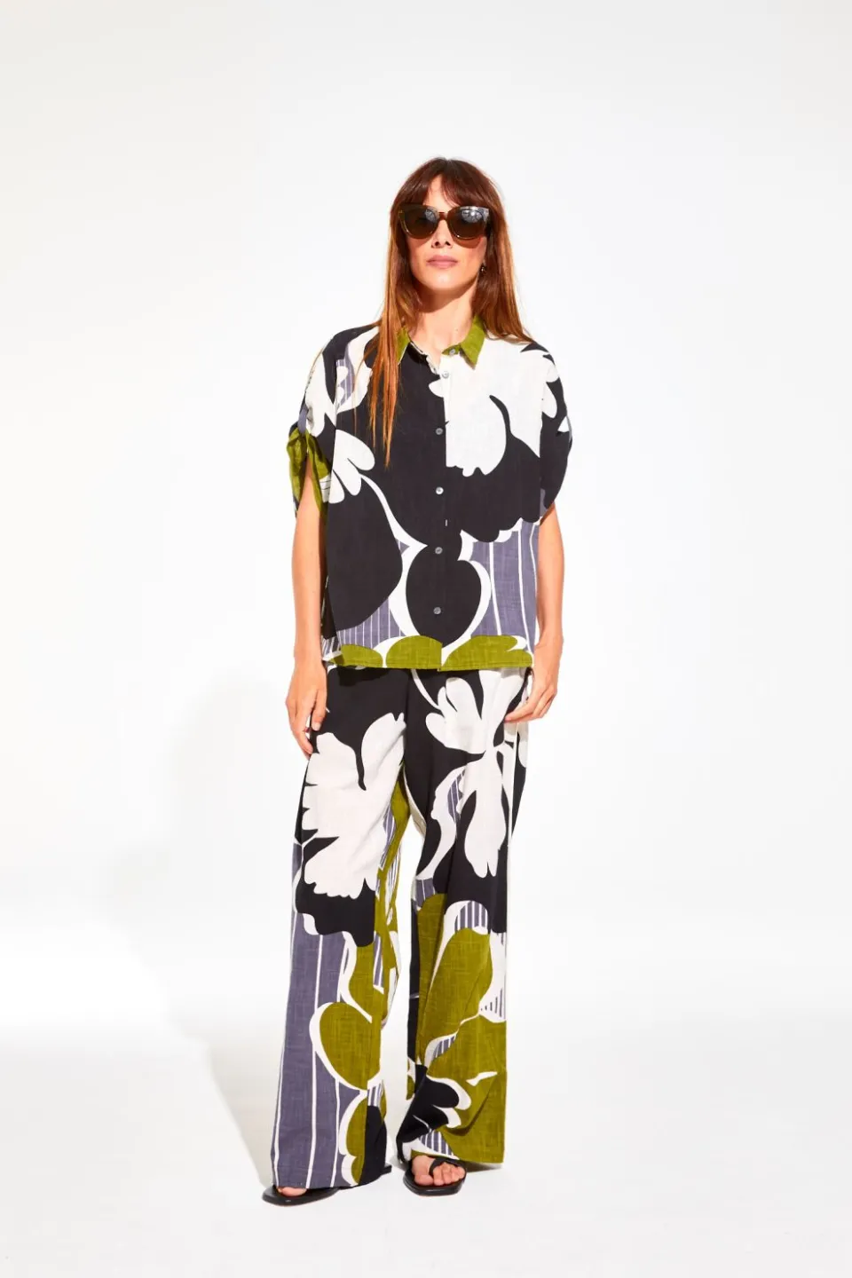 Discount Mapoésie Chemise Andrew Anemone Kaki