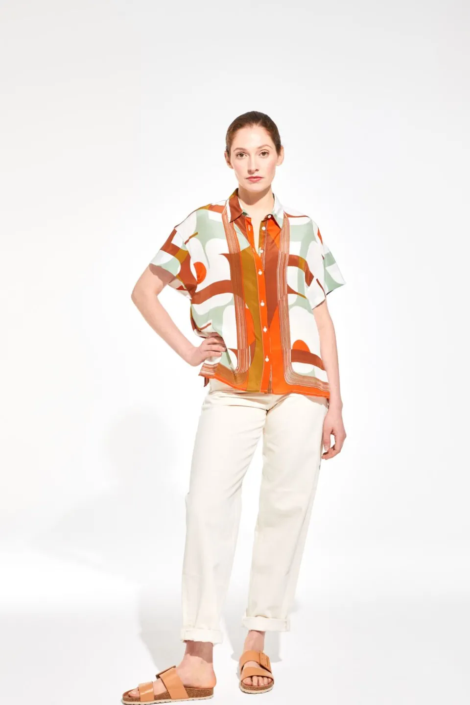 Discount Mapoésie Chemise Andrew Calice Tan