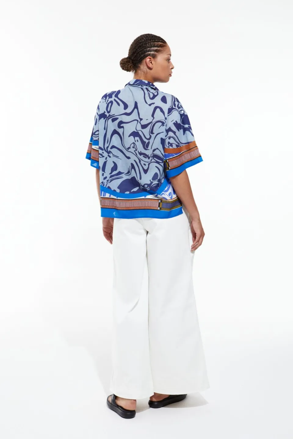 New Mapoésie Chemise Andrew Fusion Bleu