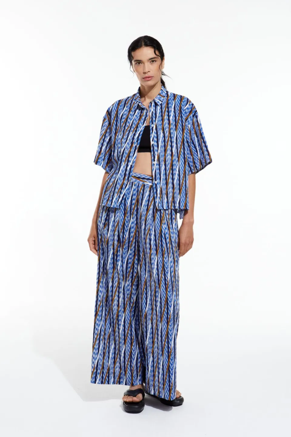 New Mapoésie Chemise Andrew Resonance Bleu
