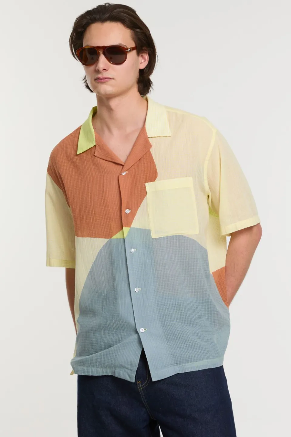 Online Mapoésie Chemise Homy Galet Pastel