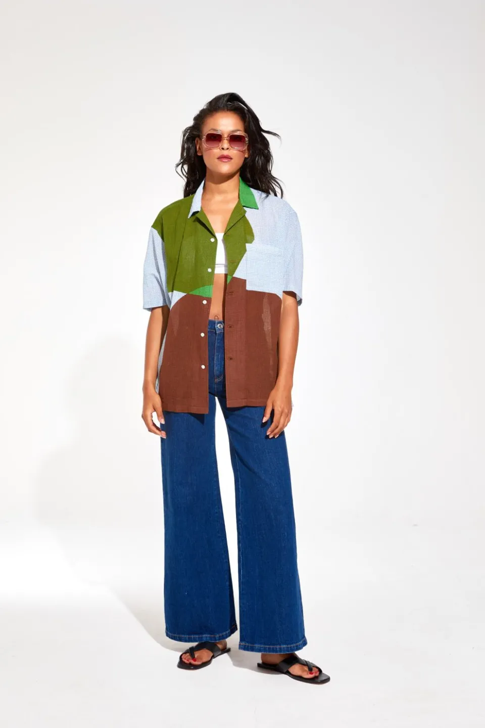 New Mapoésie Chemise Homy Galet Vert