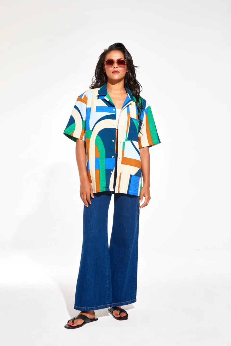 Outlet Mapoésie Chemise Homy Supersonic Bleu