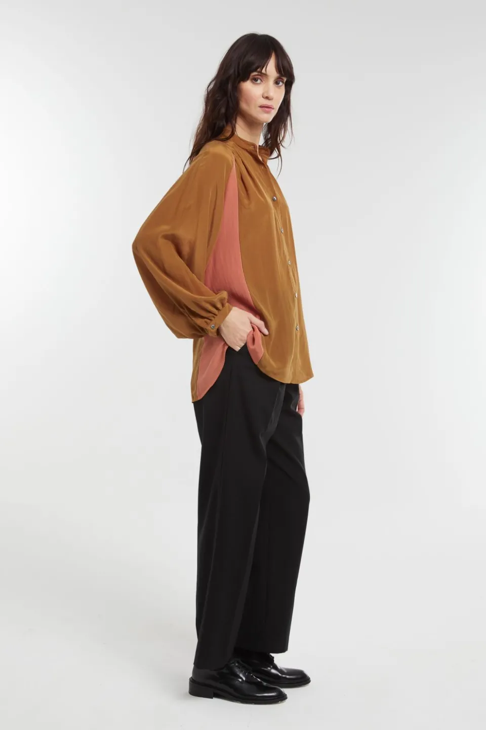 Outlet Mapoésie Chemise Lola Josef Ocre