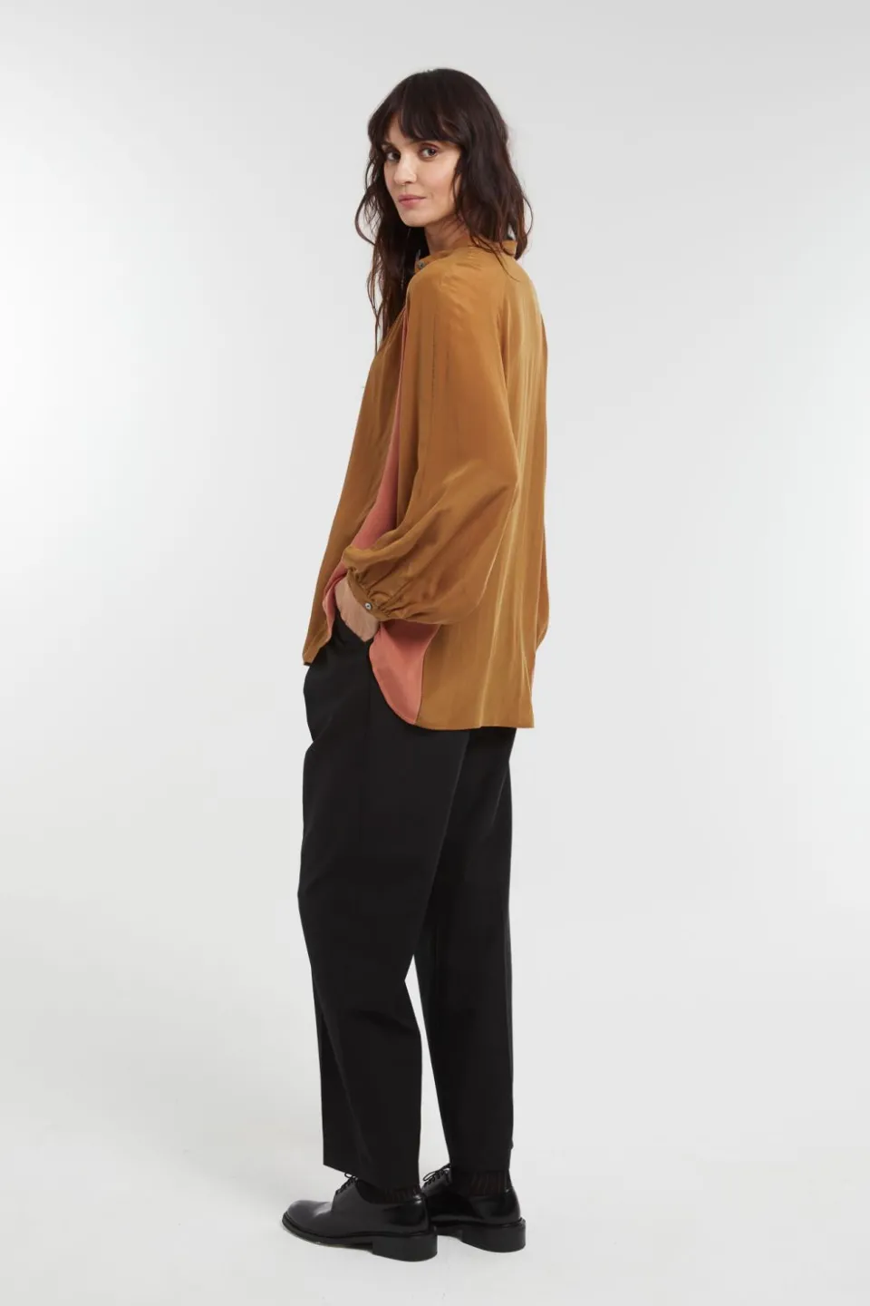 Outlet Mapoésie Chemise Lola Josef Ocre