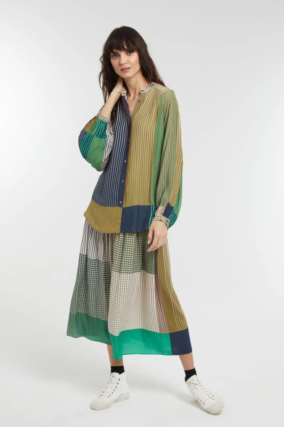 Fashion Mapoésie Chemise Lola Vibrant Vert