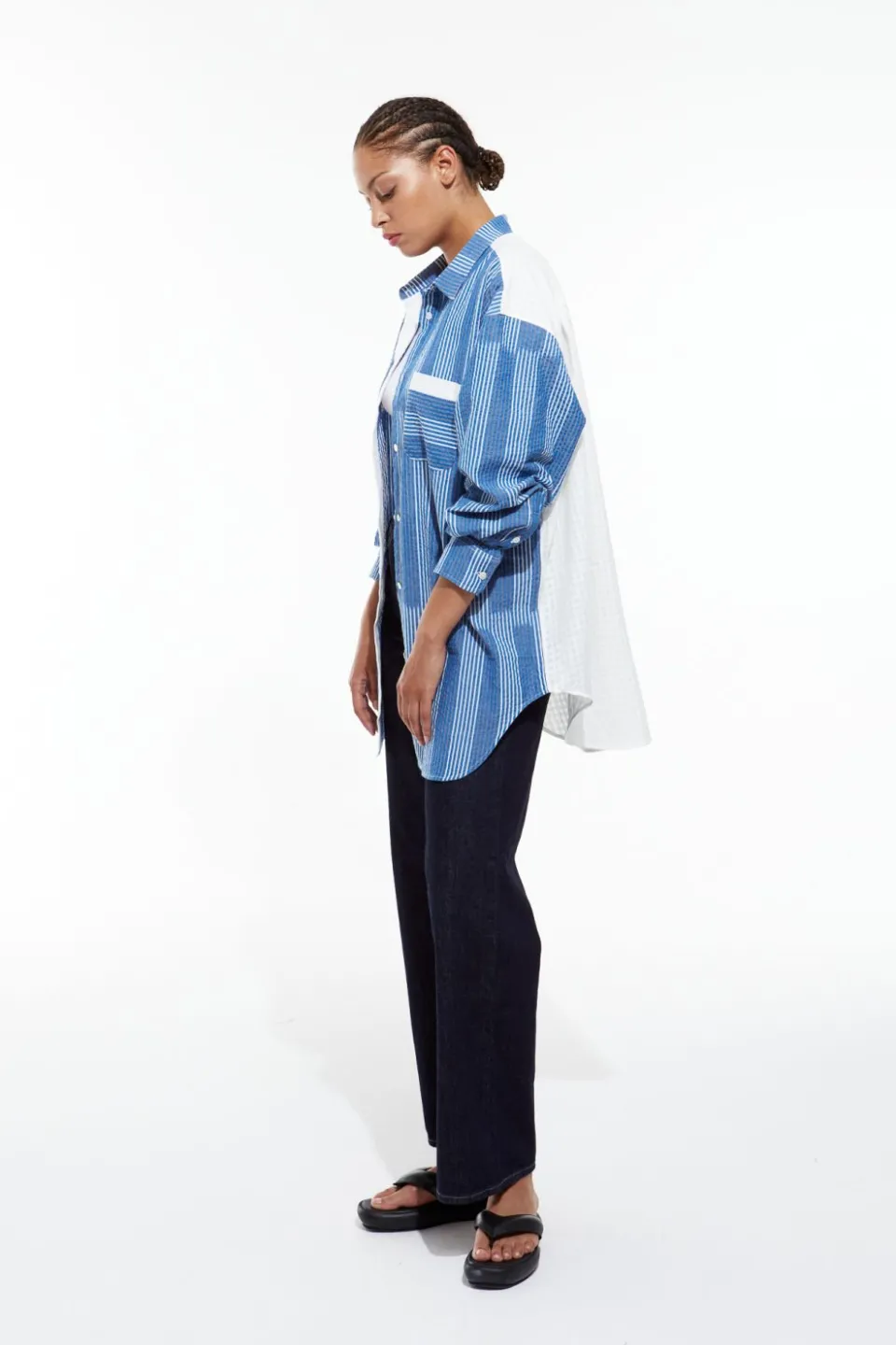 Outlet Mapoésie Chemise Marcel Lueur Bleu