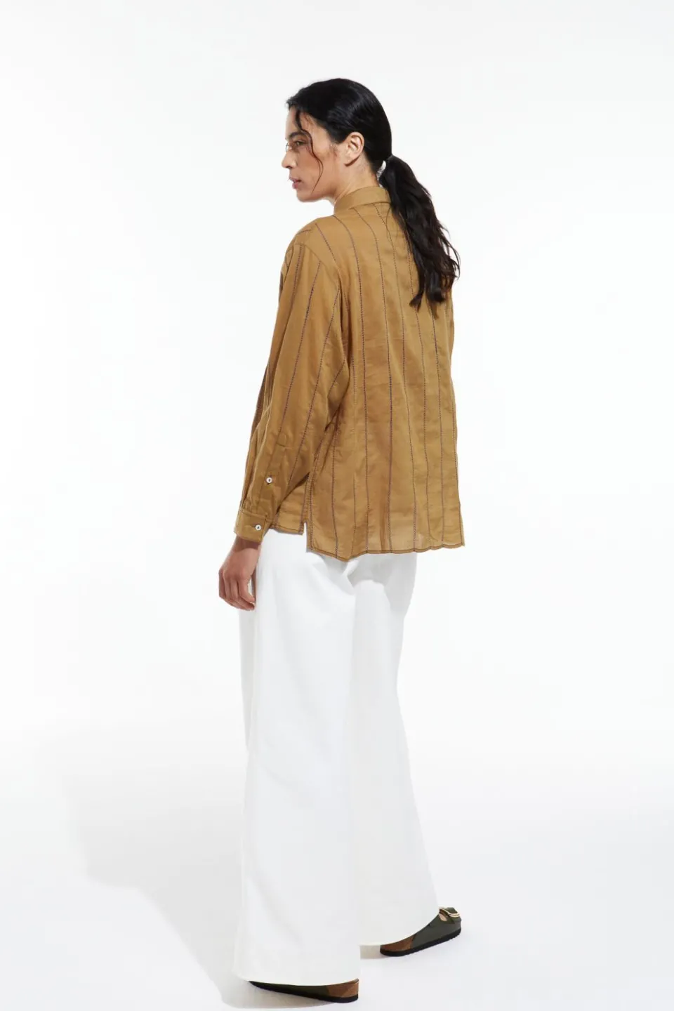 New Mapoésie Chemise Rosalie Gobi Kaki