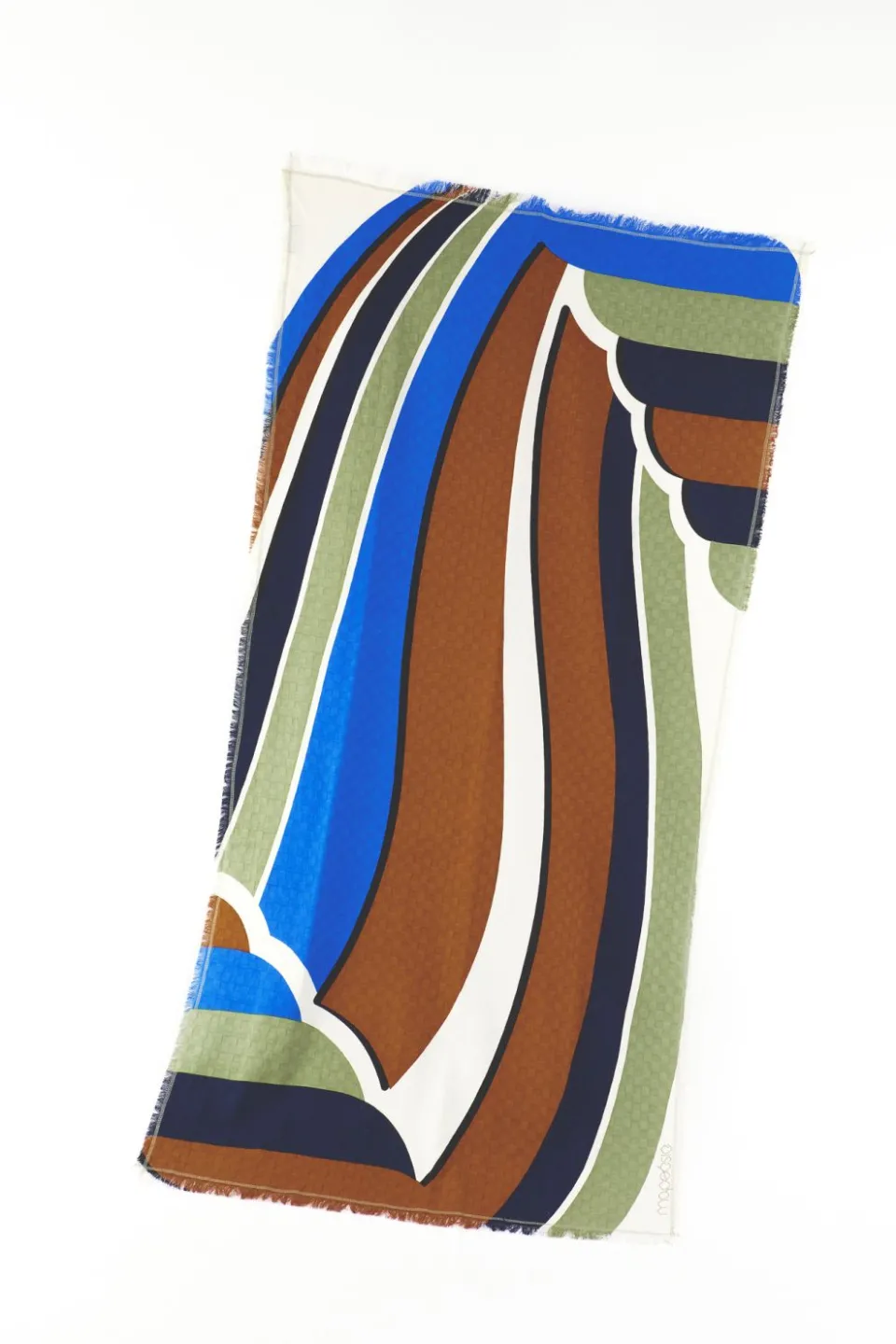 Fashion Mapoésie Drap De Plage La Vague Bleu