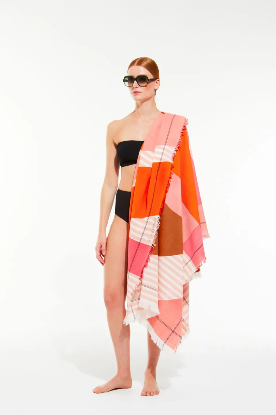 New Mapoésie Drap De Plage Vision Orange