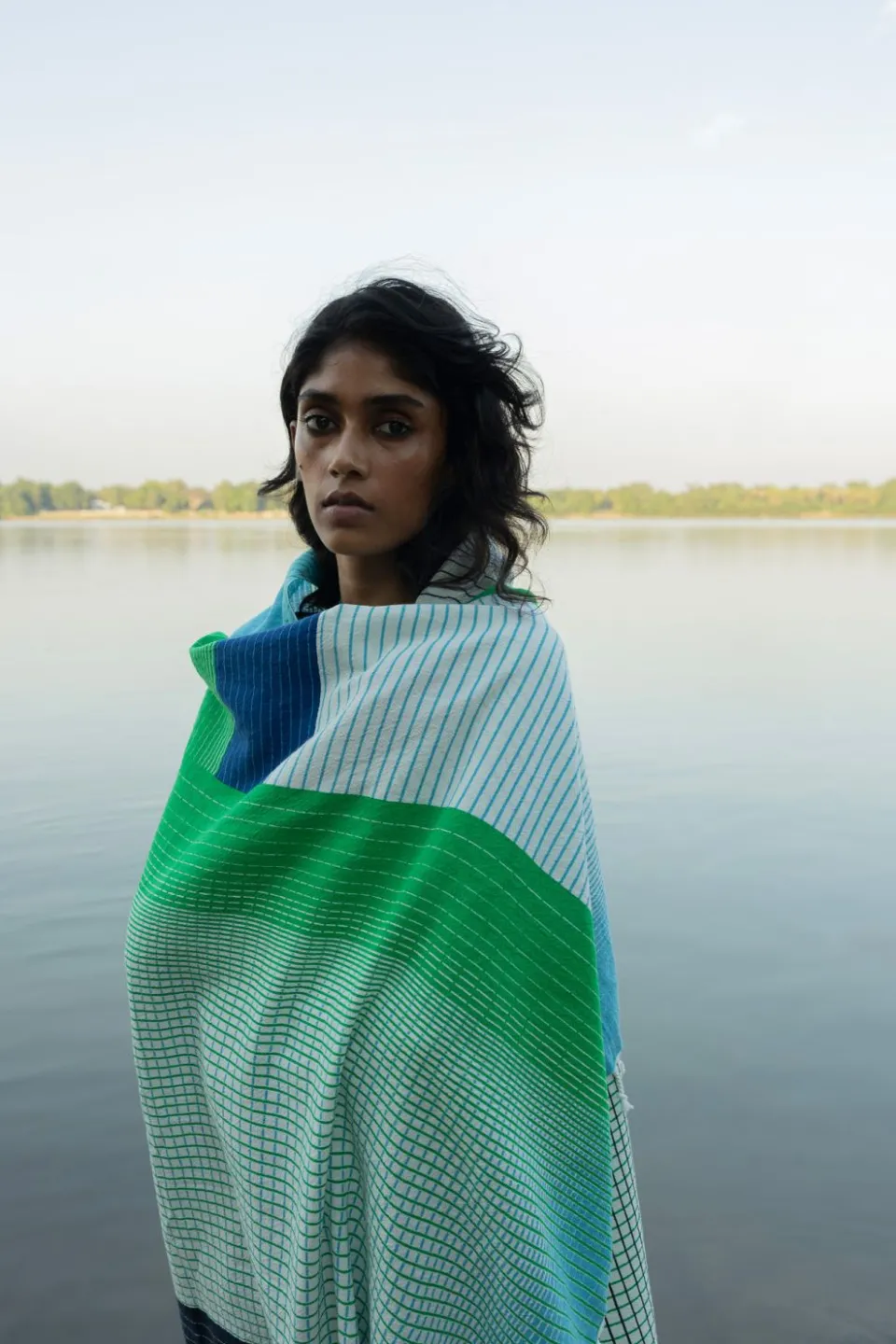Fashion Mapoésie Drap De Plage Echo Vert