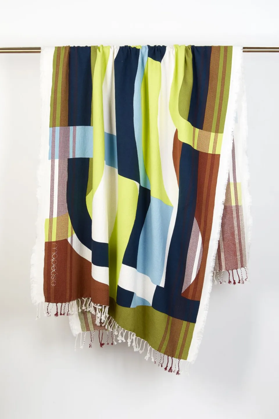 New Mapoésie DRAP DE PLAGE SUPERSONIC LIME
