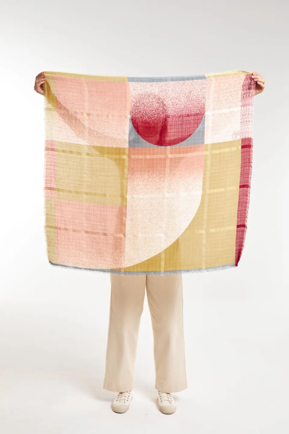 Outlet Mapoésie Foulard Astral Ocre