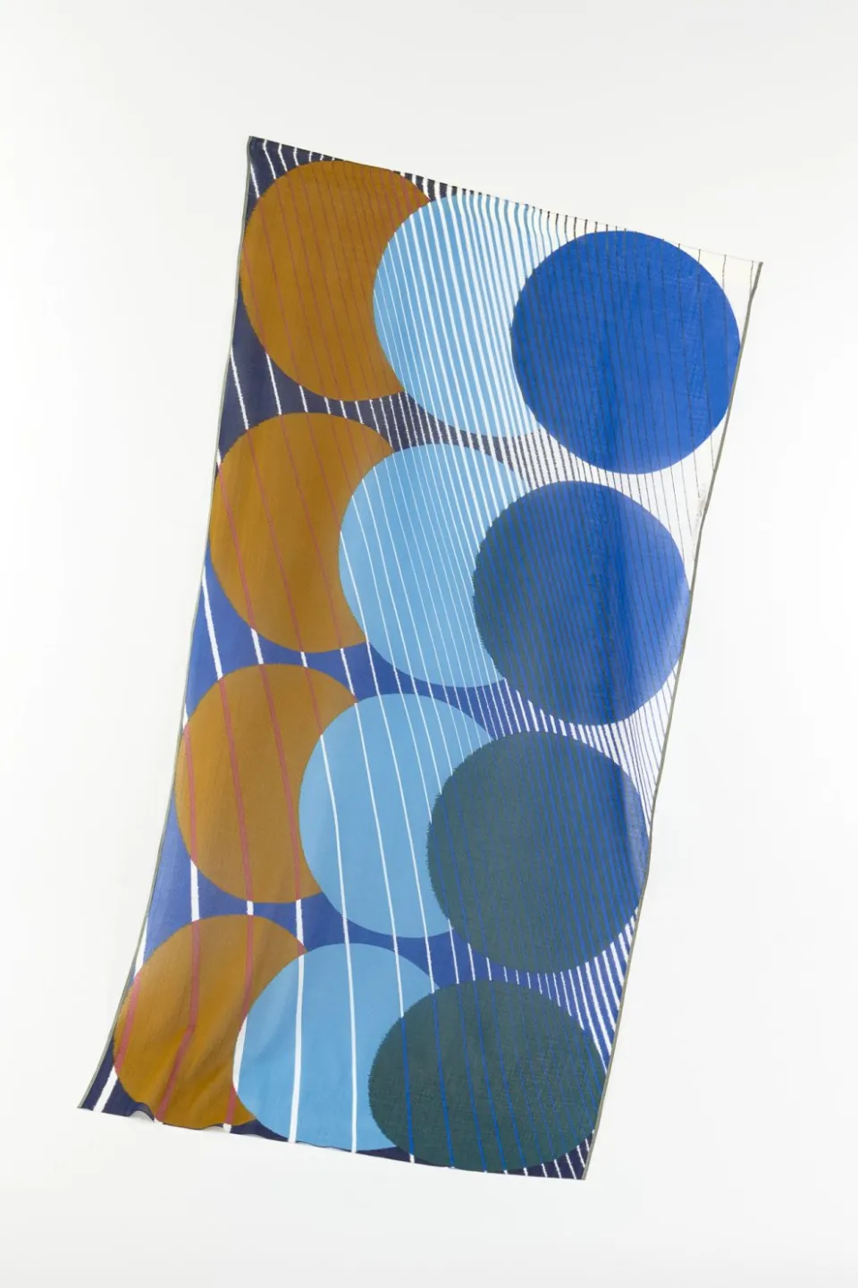 Fashion Mapoésie Foulard Cinétique Bleu