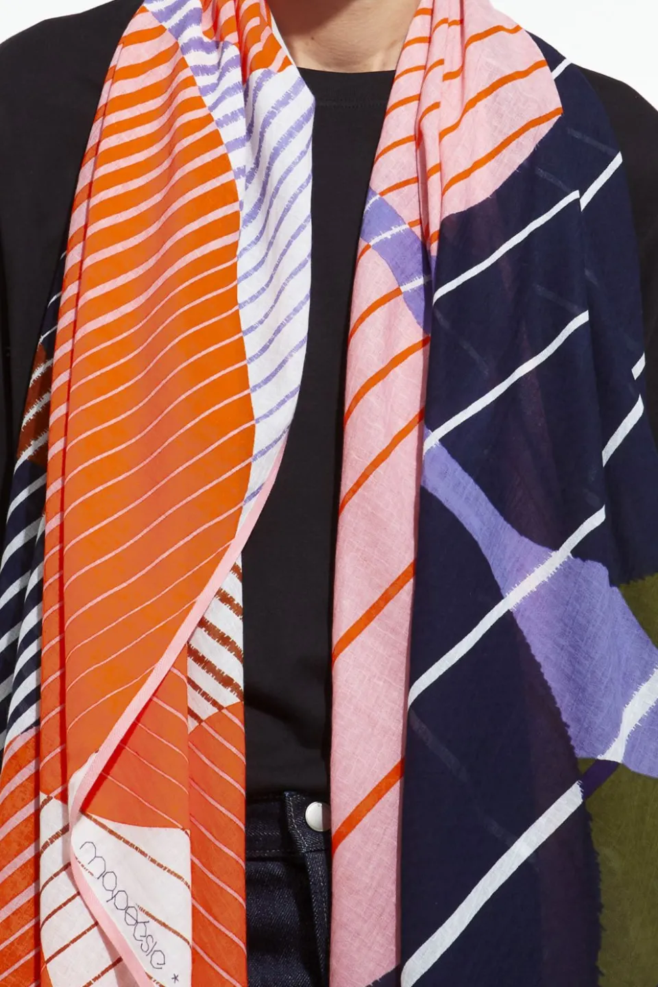 Fashion Mapoésie Foulard Cinétique Kaki
