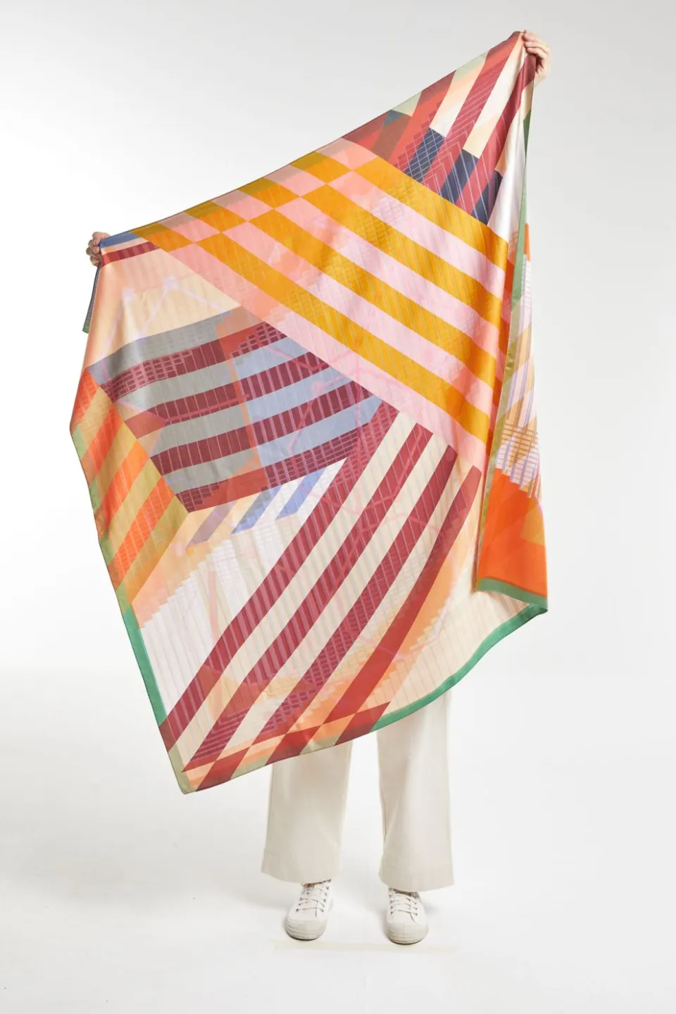 Fashion Mapoésie Foulard Dédale Multico