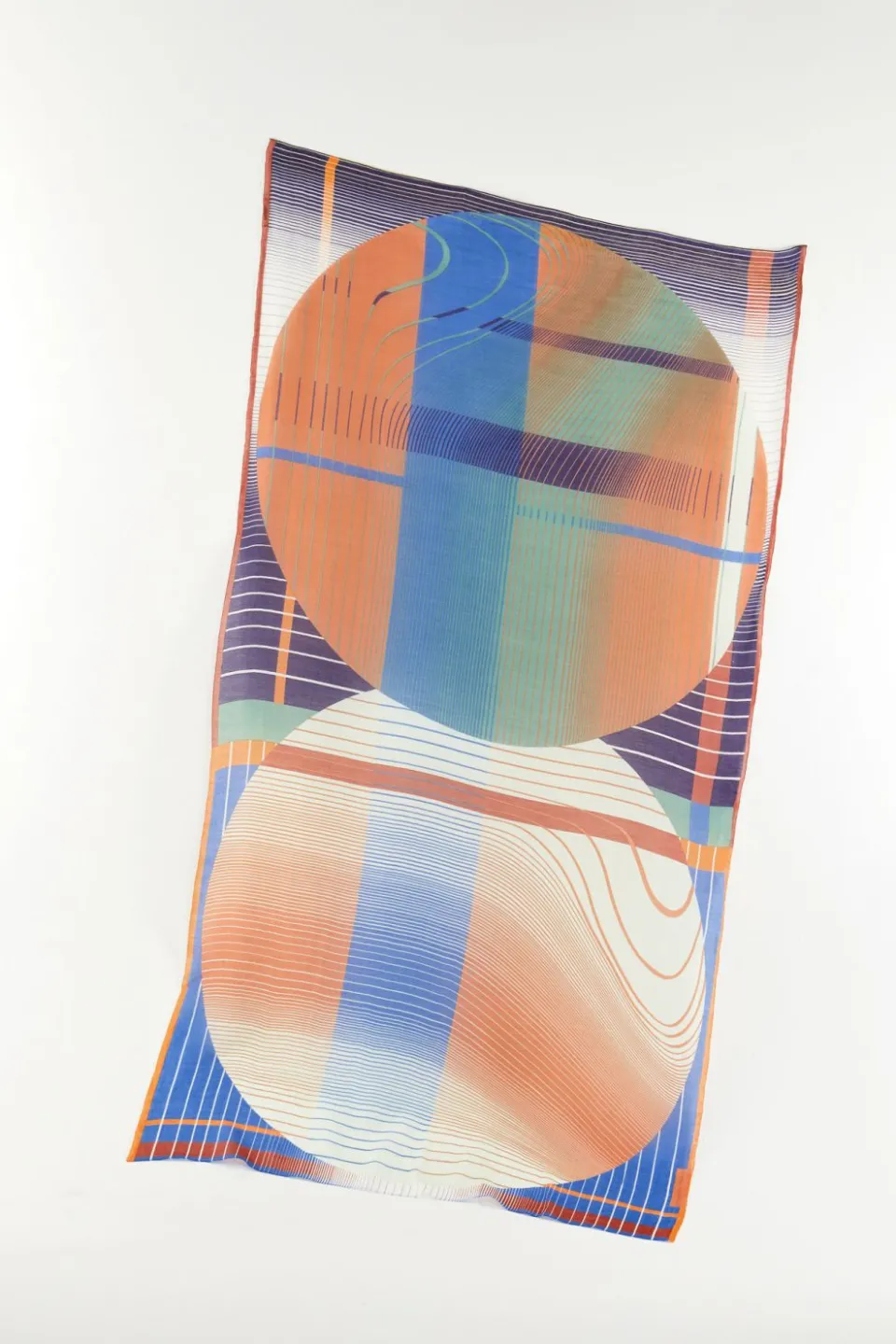 Hot Mapoésie Foulard Eclipse Bleu