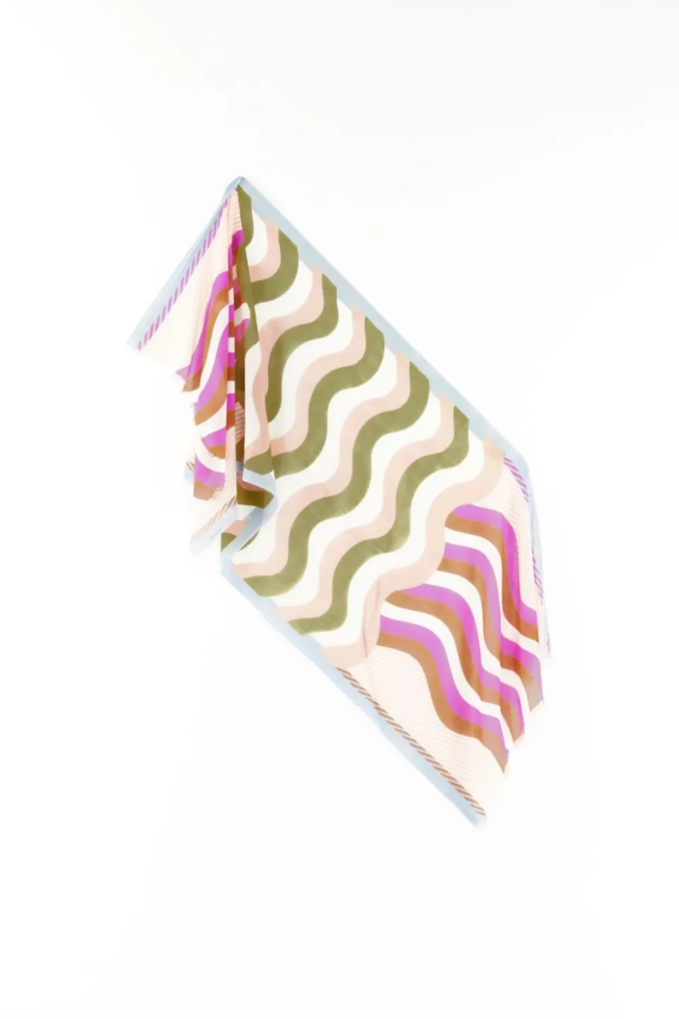 Sale Mapoésie Foulard Gamma Rose Kaki