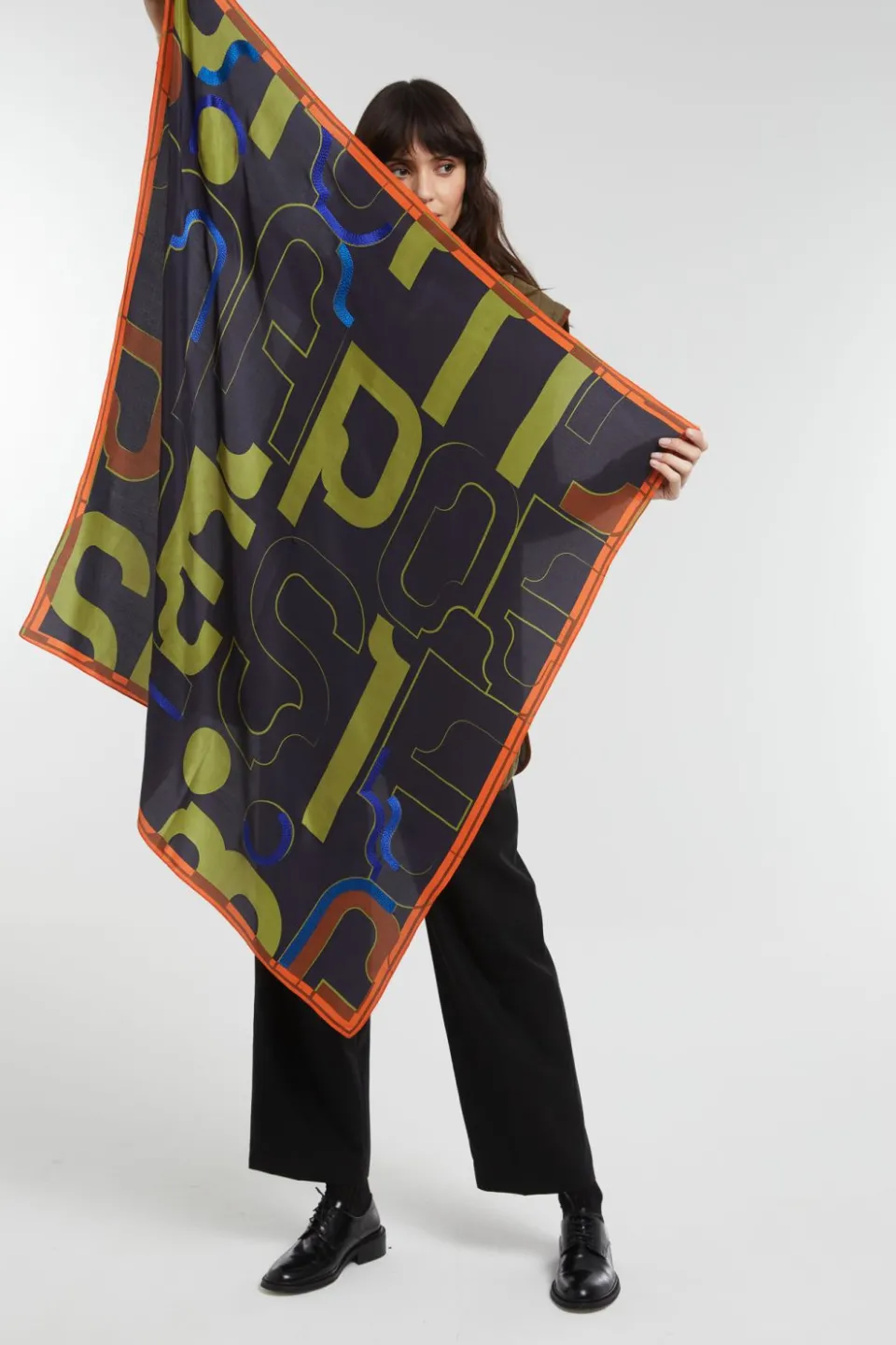 Online Mapoésie Foulard Idole Noir