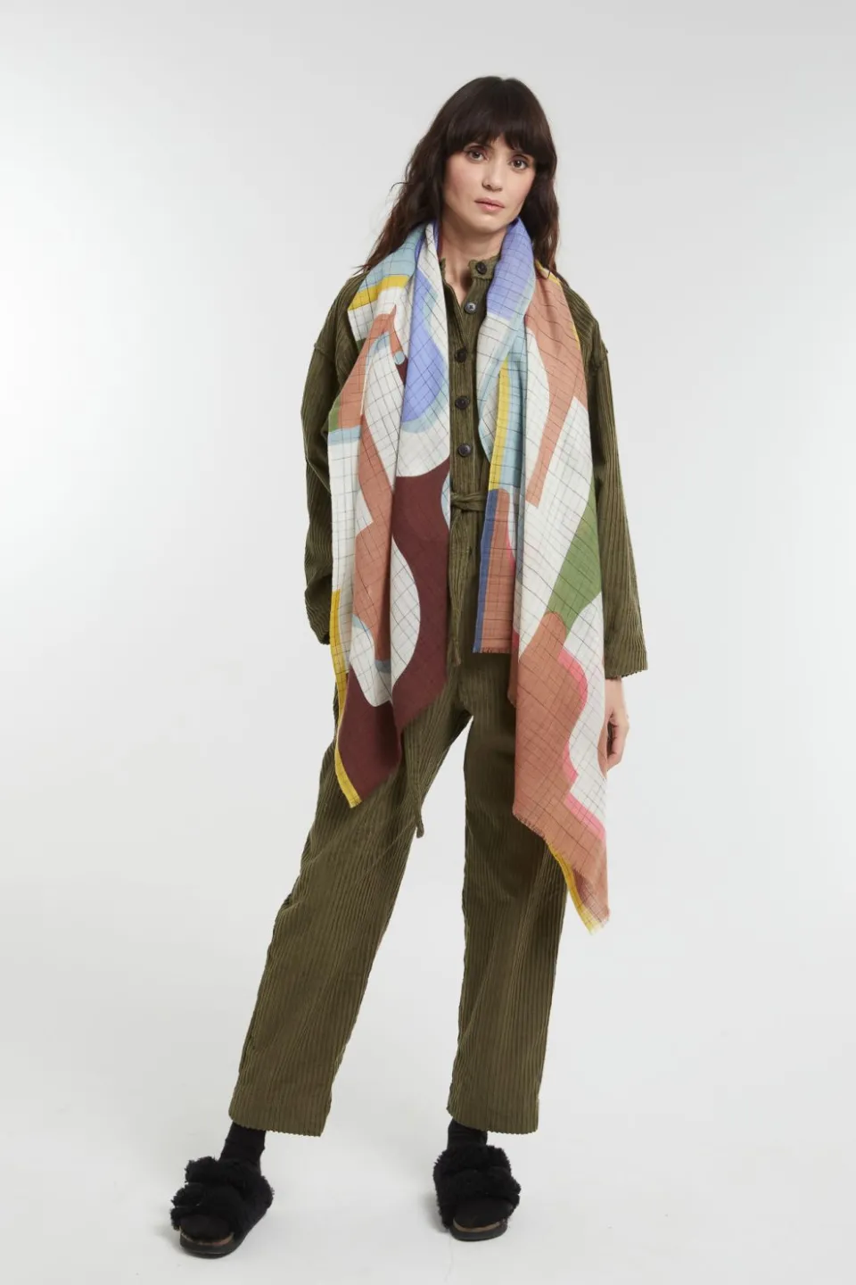 Discount Mapoésie Foulard Lyrique Multico