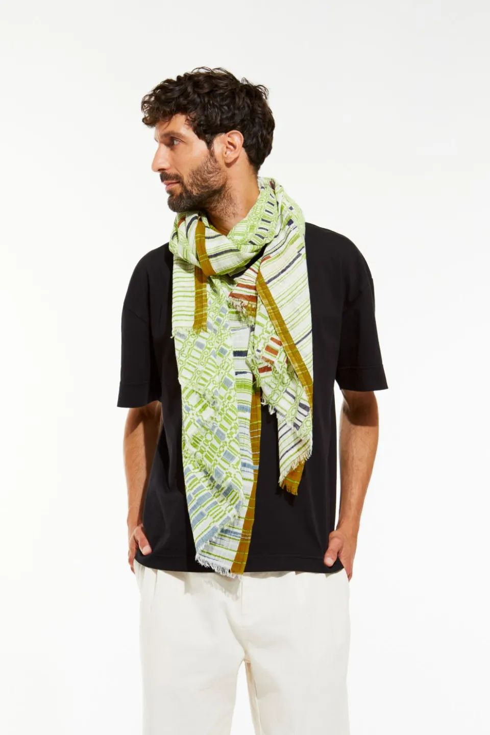 Outlet Mapoésie Foulard Mue Kaki