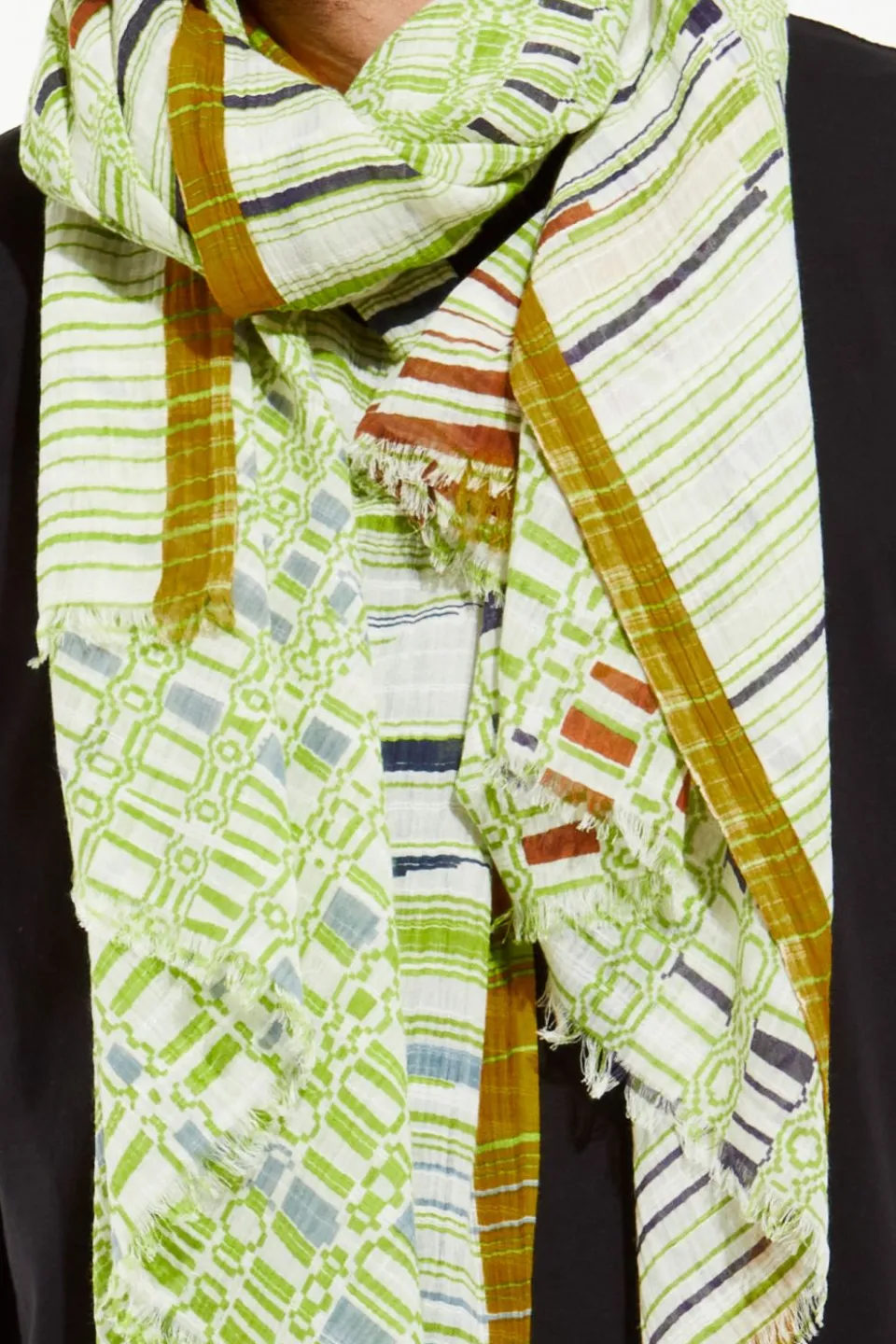 Outlet Mapoésie Foulard Mue Kaki