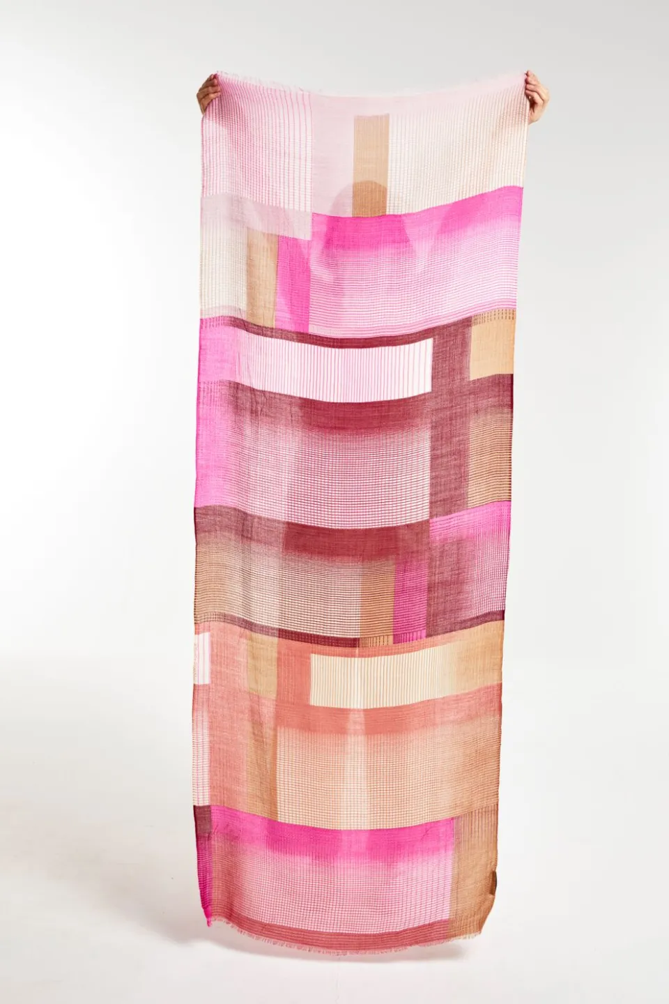 Best Mapoésie Foulard Optique Rose Flash
