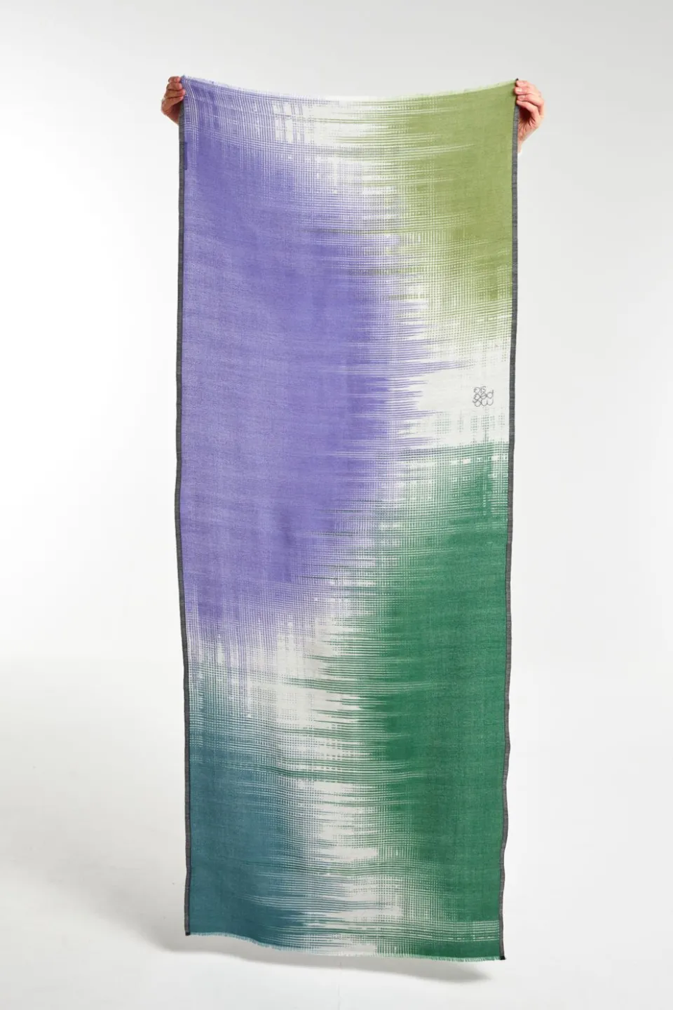 New Mapoésie Foulard Osmose Lilas Vert