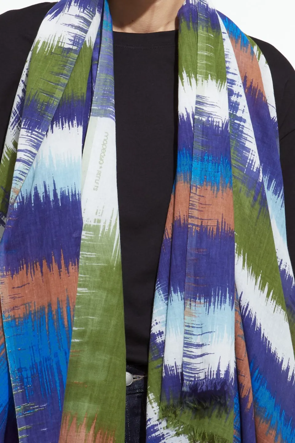 Clearance Mapoésie Foulard Reflet Ocean