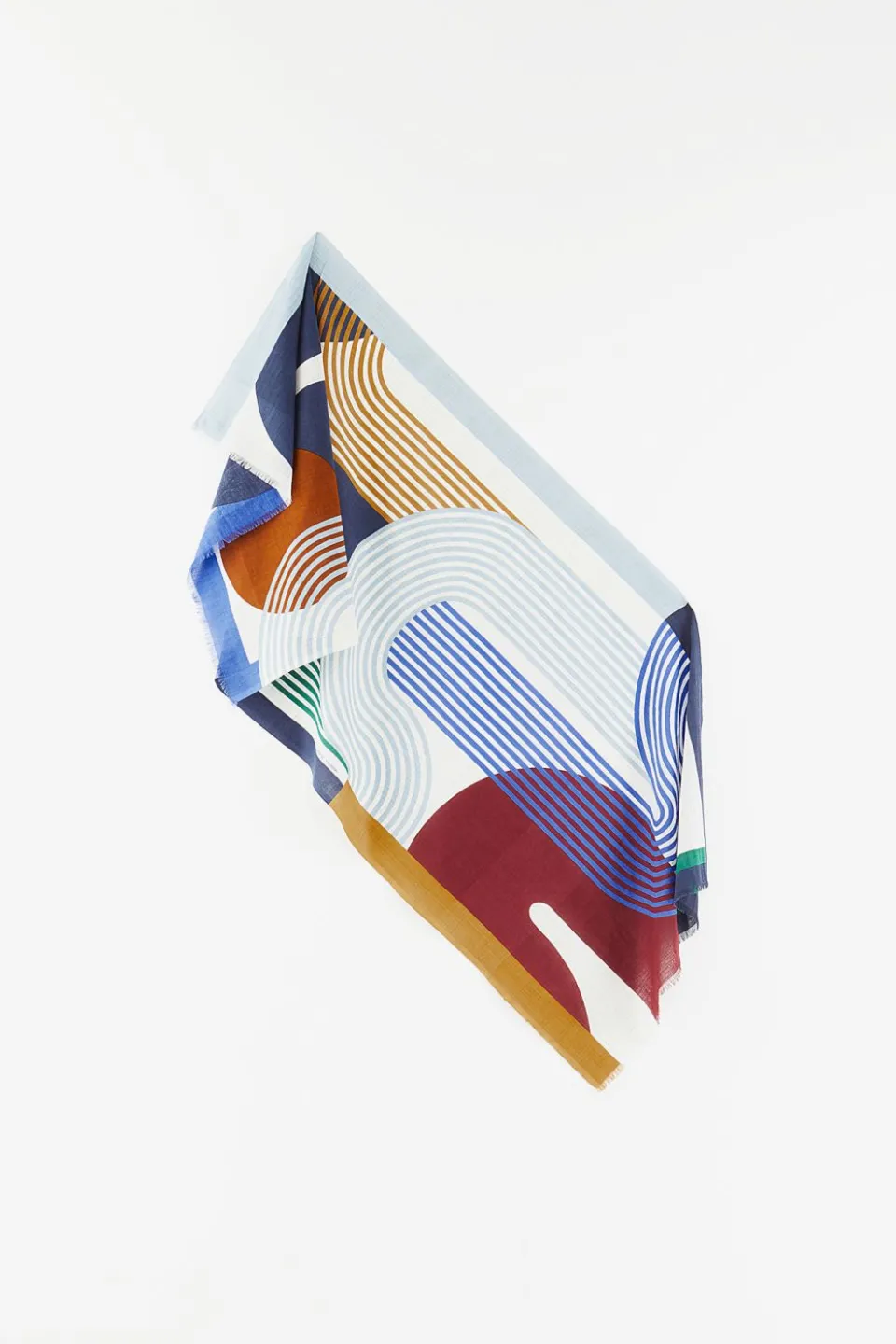 Outlet Mapoésie Foulard Ruisseau Bleu