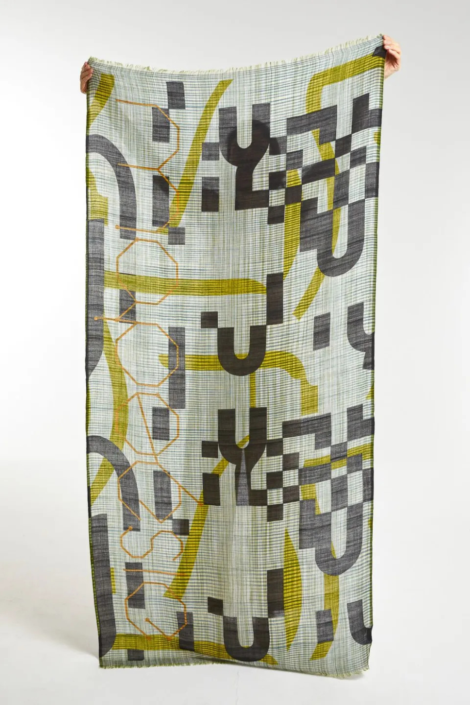 New Mapoésie Foulard Signe Lime