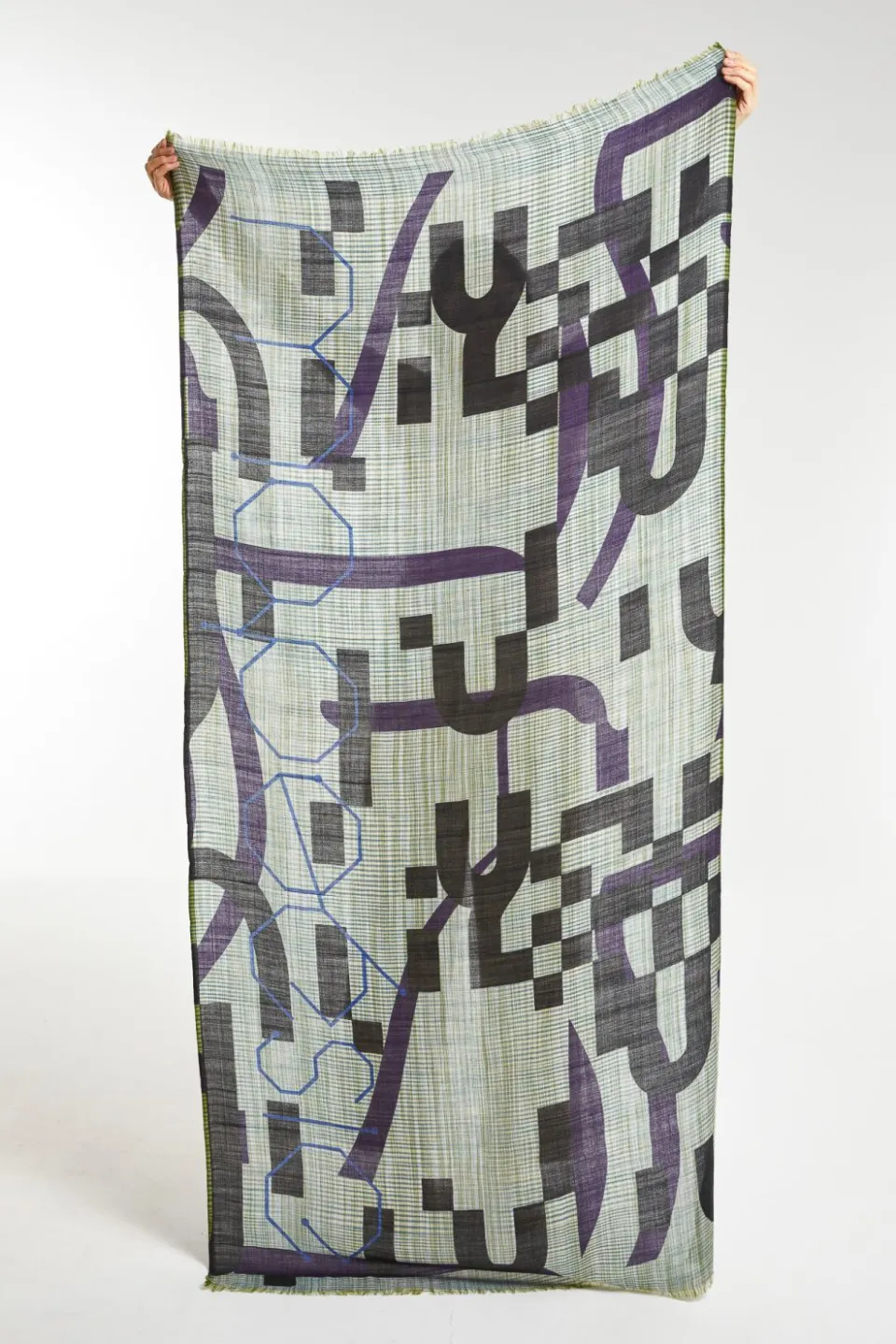 Fashion Mapoésie Foulard Signe Violet