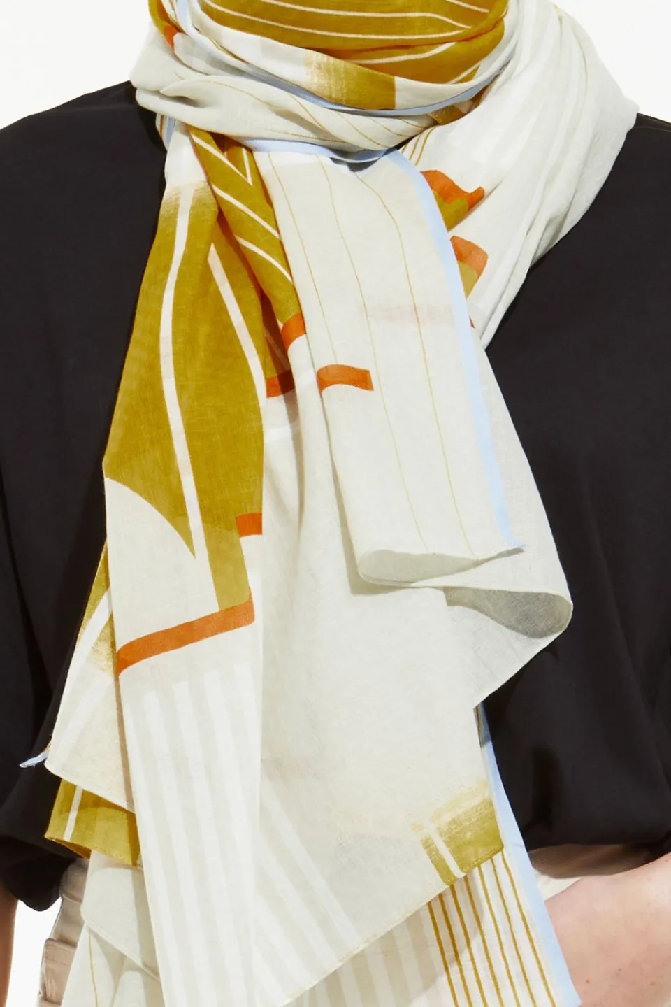 Best Mapoésie Foulard Soleil Levant Ocre