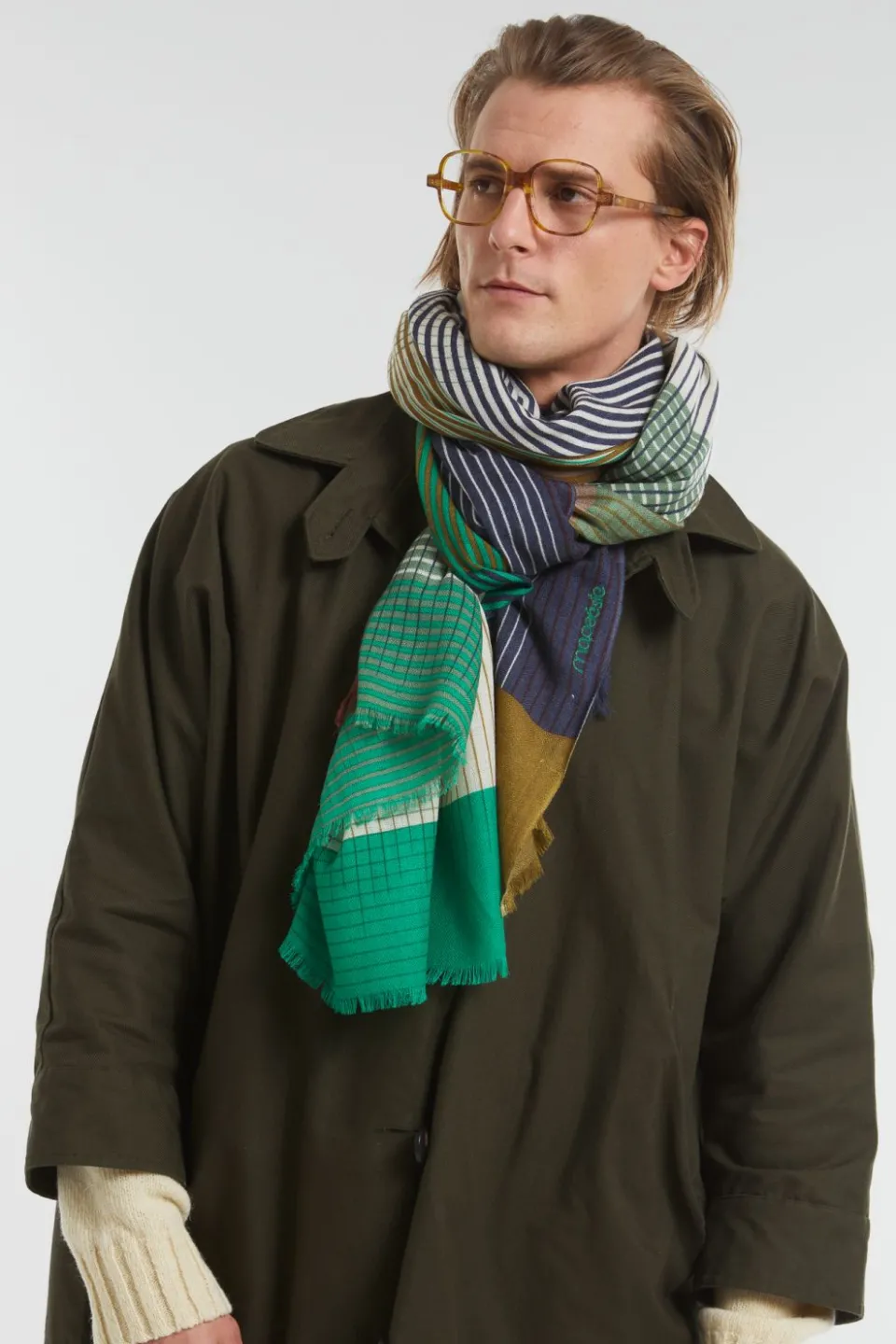 Best Mapoésie Foulard Spectre Vert