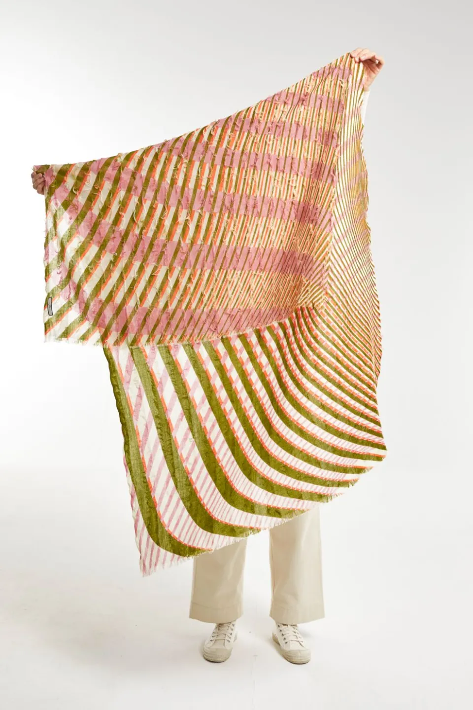 New Mapoésie Foulard Vertige Rose