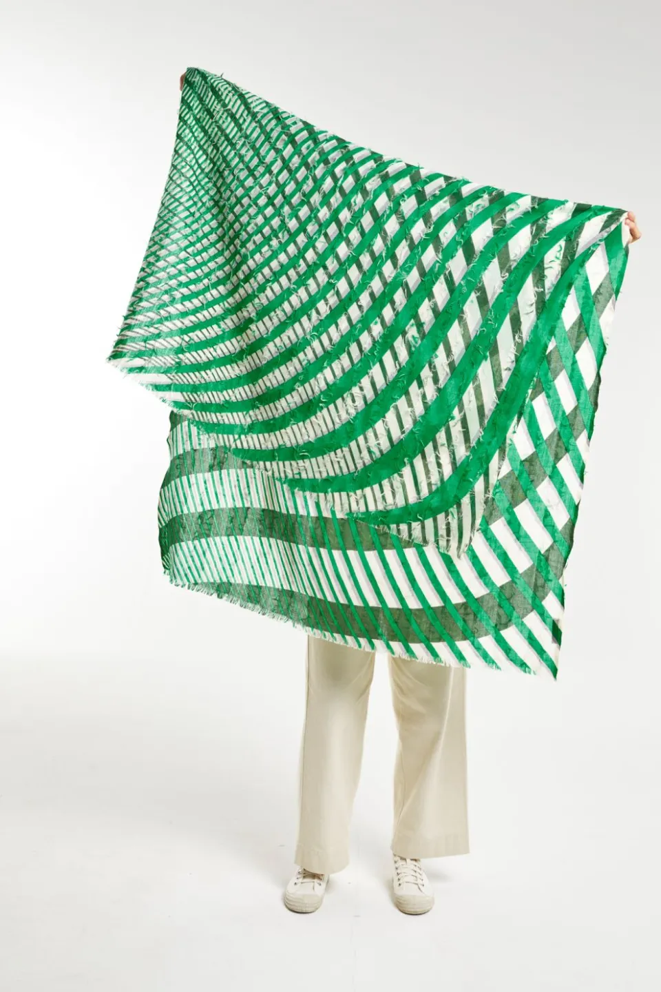 Fashion Mapoésie Foulard Vertige Vert