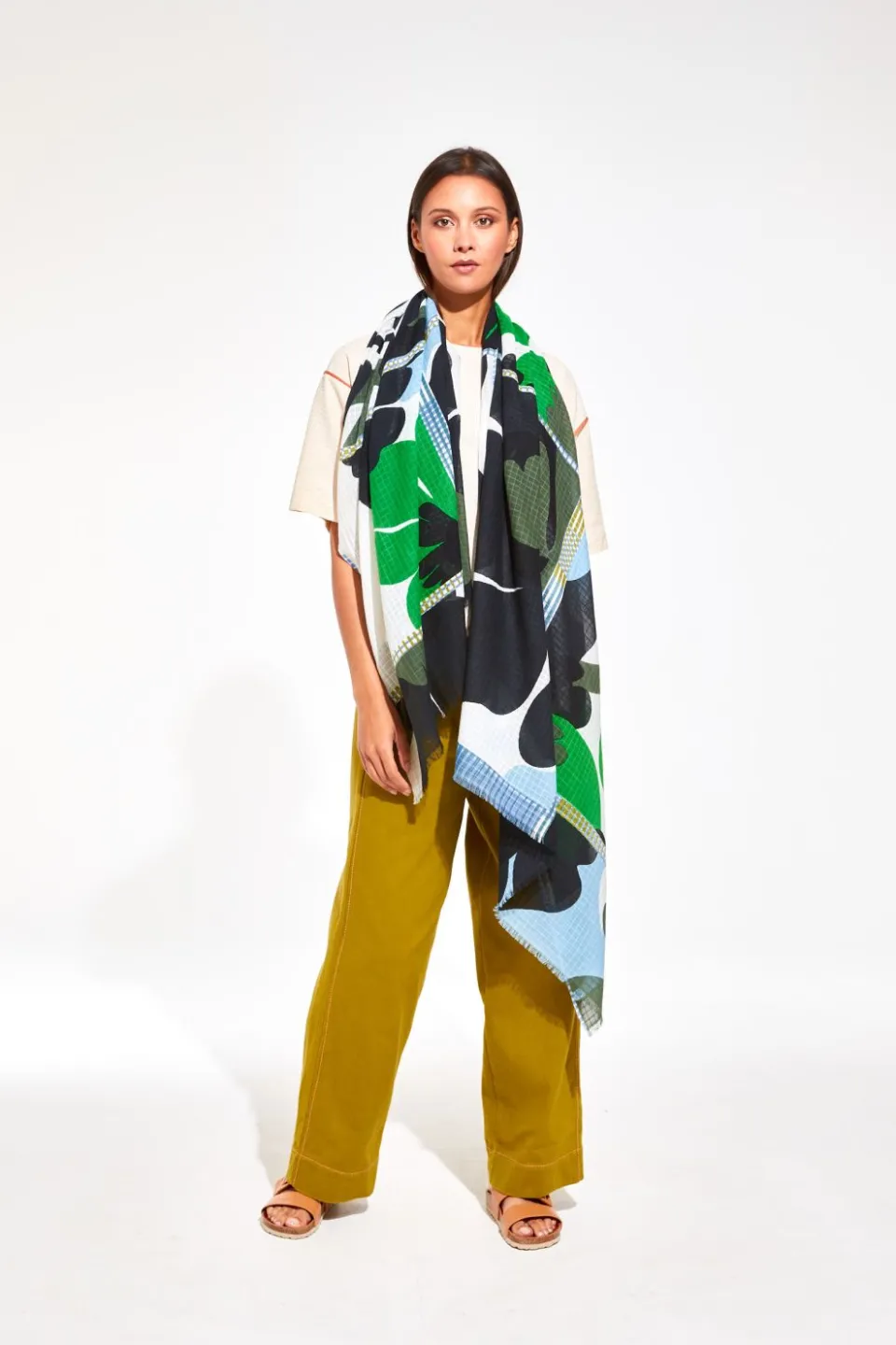 Best Mapoésie Foulard Bloom Bleu