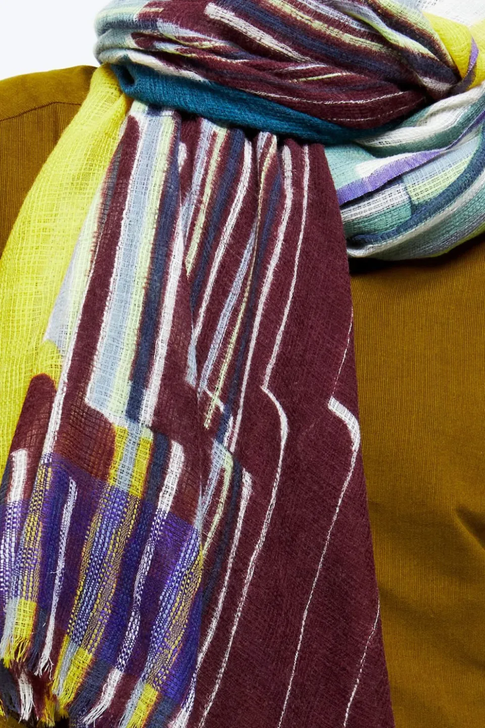 Fashion Mapoésie Foulard Céleste Sauge