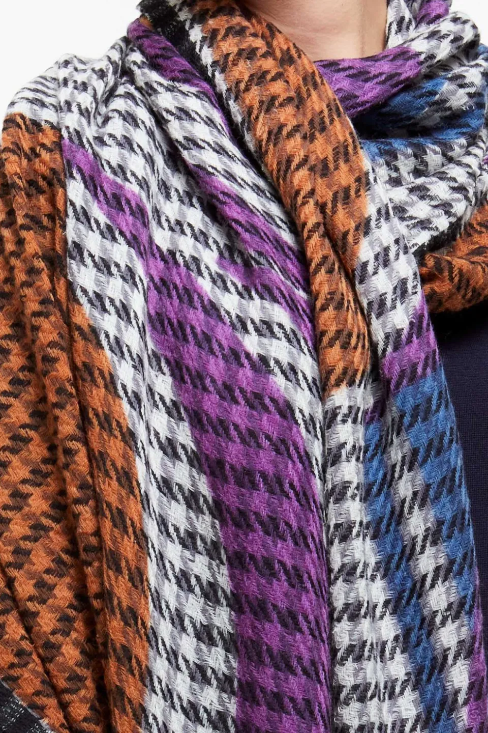 Online Mapoésie Foulard Décor Caramel