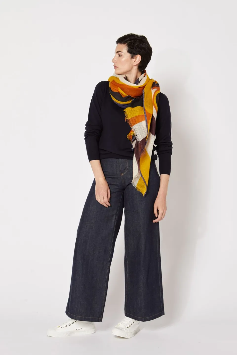 Best Mapoésie FOULARD NEW WAVE CARAMEL