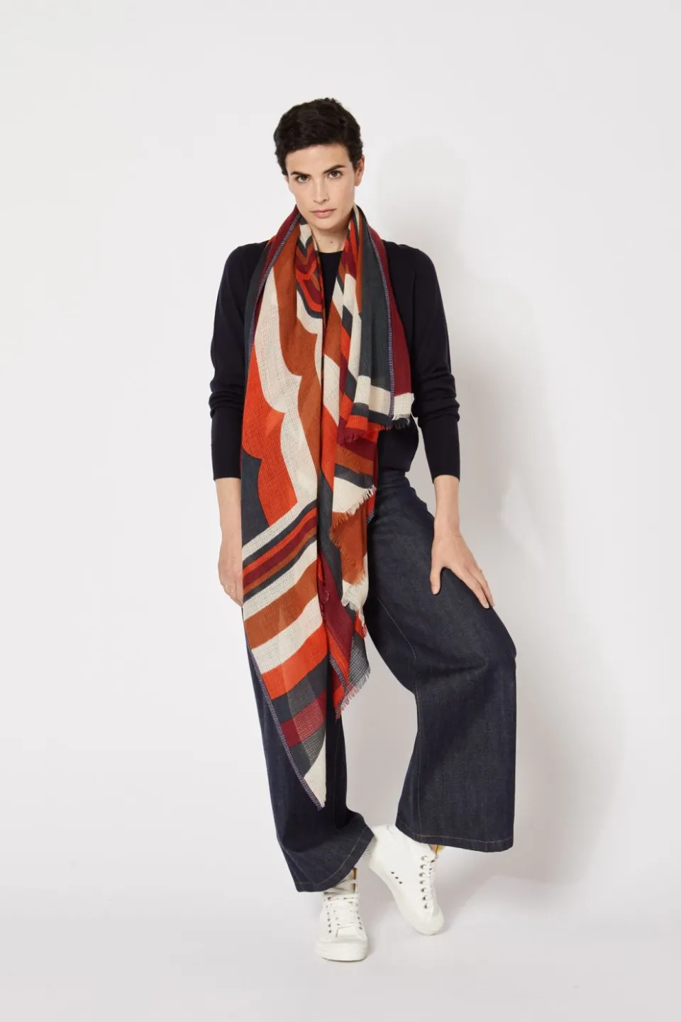 New Mapoésie FOULARD NEW WAVE VERMILLON