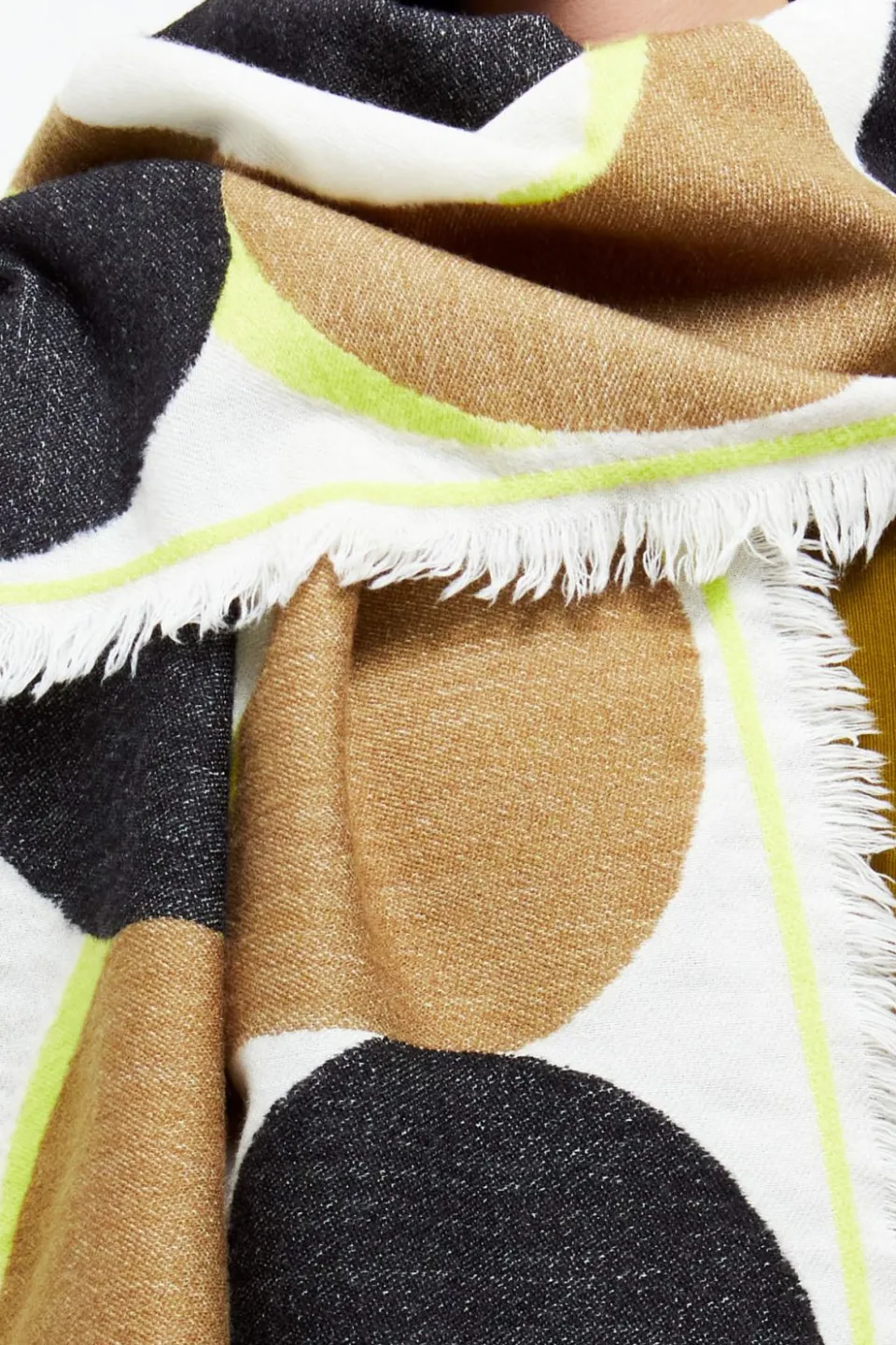Online Mapoésie Foulard Nymphe Kaki