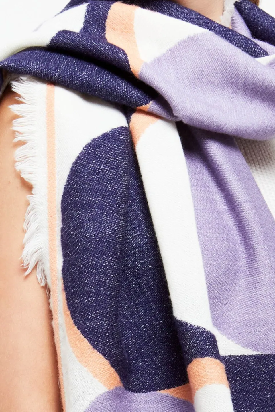 Outlet Mapoésie Foulard Nymphe Marine