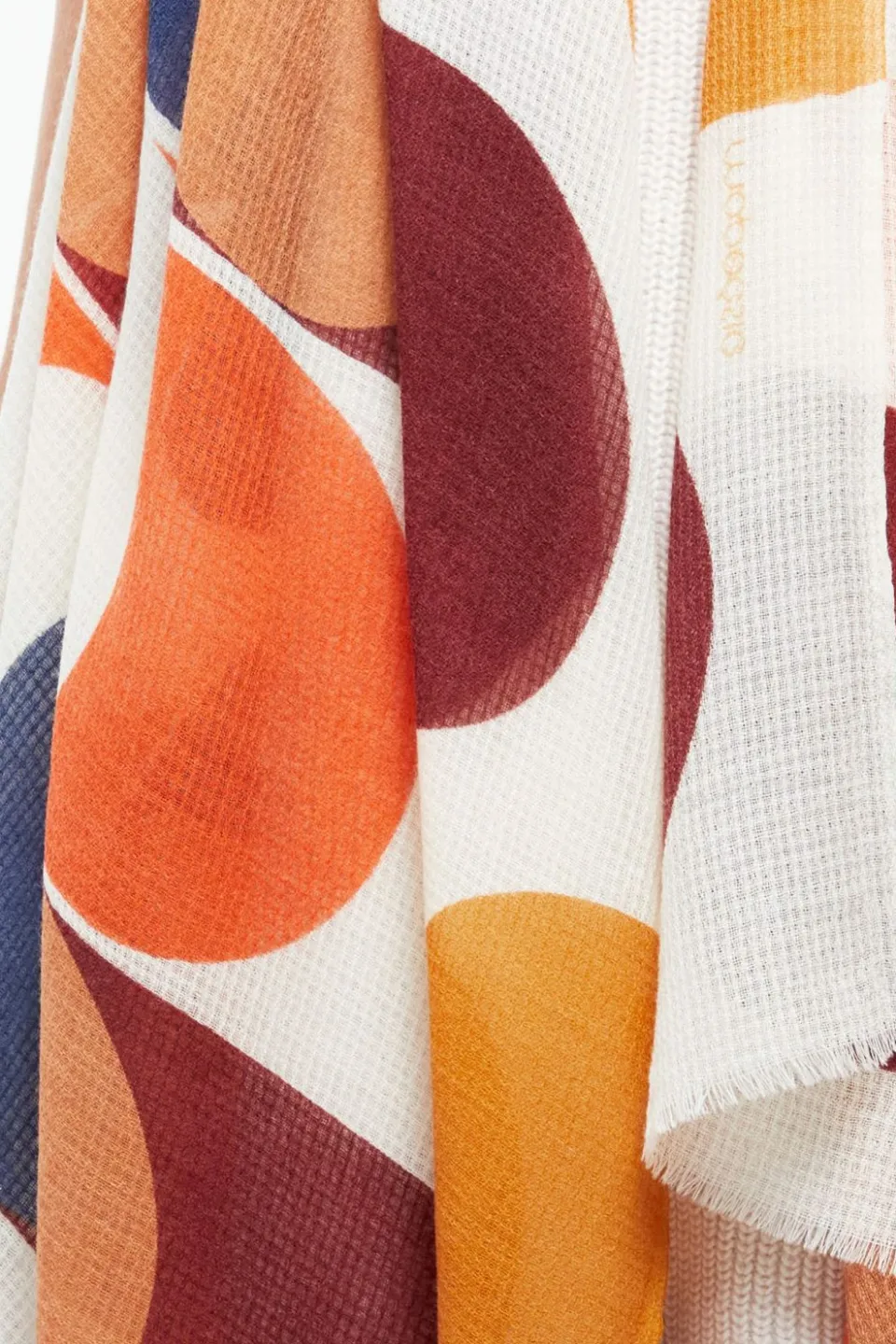 Discount Mapoésie Foulard Ondulation Bordeaux