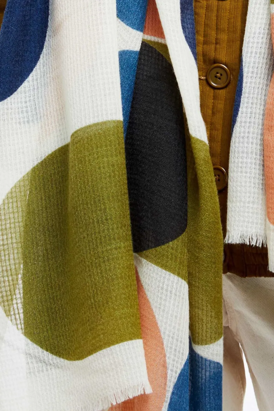 Sale Mapoésie Foulard Ondulation Olive