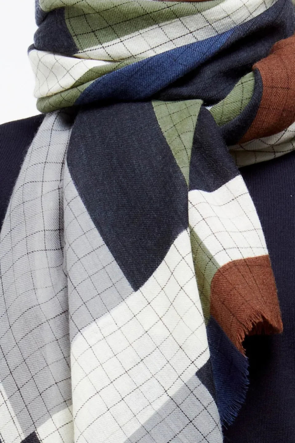 Clearance Mapoésie Foulard Supersonic Vert De Gris